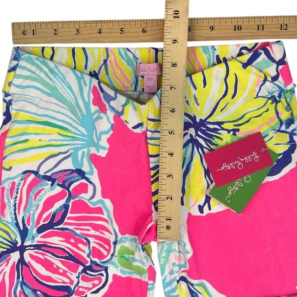 LILLY PULITZER Georgia May Palazzo Swept By The Tides Kir Royal Pink Pants XXS - Picture 9 of 12